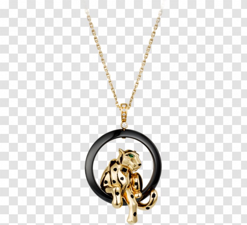 Cartier Necklace Jewellery Pendant Colored Gold Transparent PNG