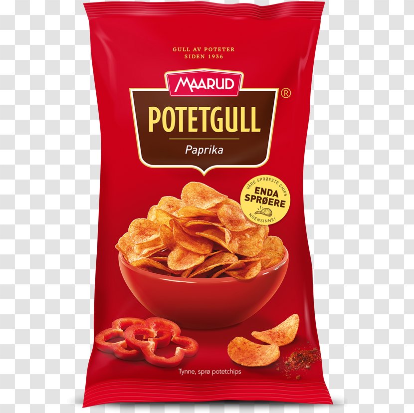 Bell Pepper Potato Chip Popcorn Maarud Potetgull - Breakfast Cereal Transparent PNG