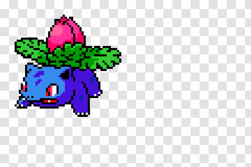 Ivysaur Venusaur Pokémon Pixelation Fearow - Flower - Pokemon Transparent PNG