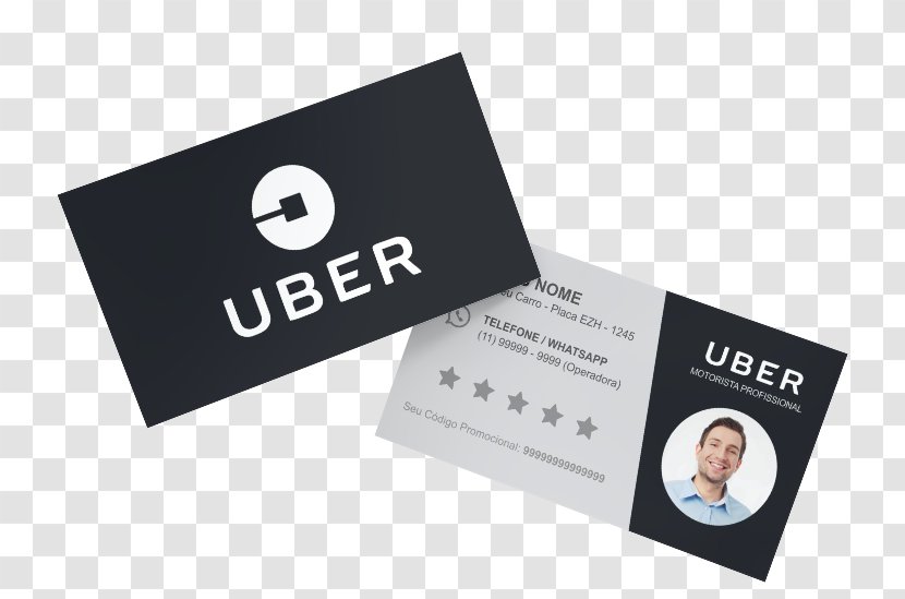 Business Cards Visiting Card Uber Logo Credit Transparent PNG
