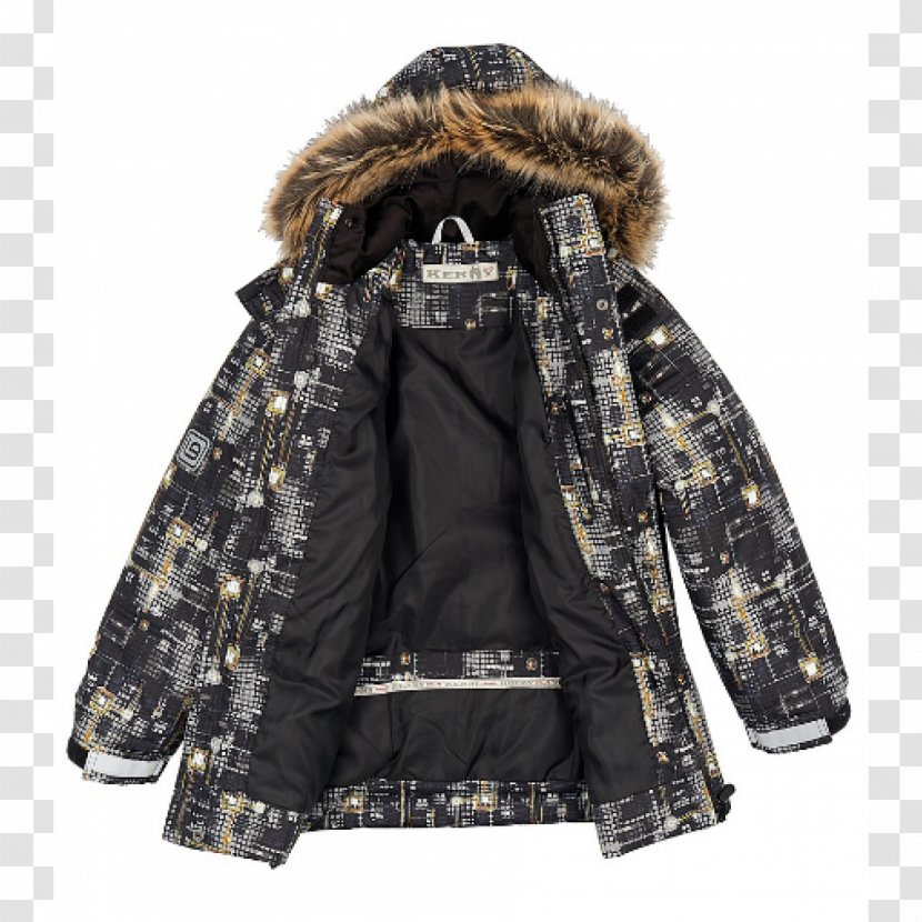 Overcoat Fur Clothing Jacket Hood Transparent PNG