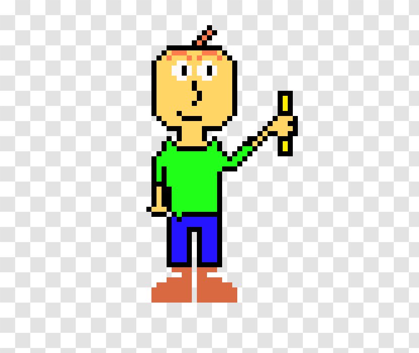 Education Pixel Art Learning - Baldi Basics Transparent PNG