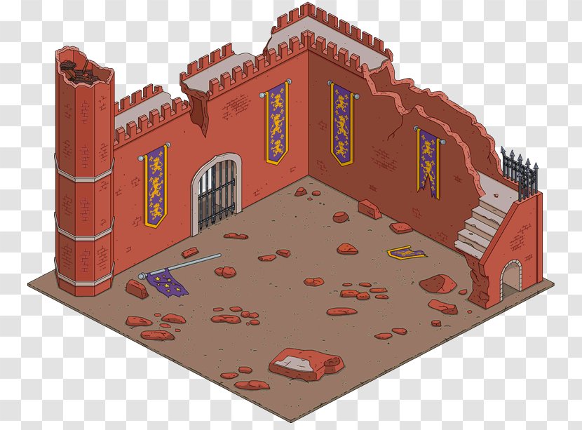 The Simpsons: Tapped Out Treehouse Of Horror XXVIII Building Ruins - Library - Simpsons Transparent PNG