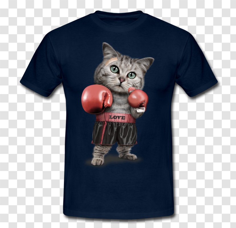 Polydactyl Cat T-shirt Boxer Kitten - Costume Transparent PNG