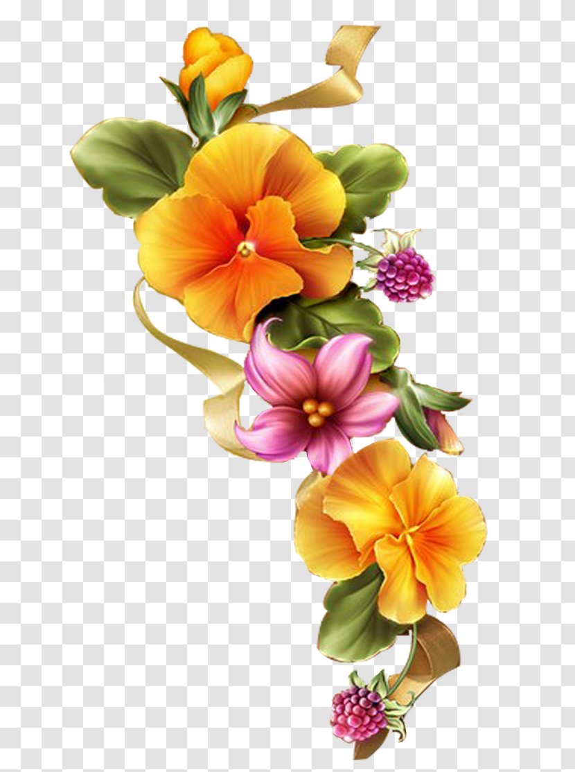 Floral Design Paper Flower Embroidery Painting - Petal Transparent PNG