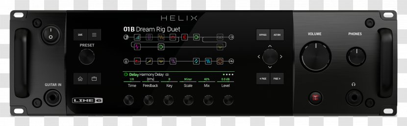 Line 6 Helix Rack Effects Processors & Pedals 19-inch - Reverbcom - Guitar Amplifier Transparent PNG