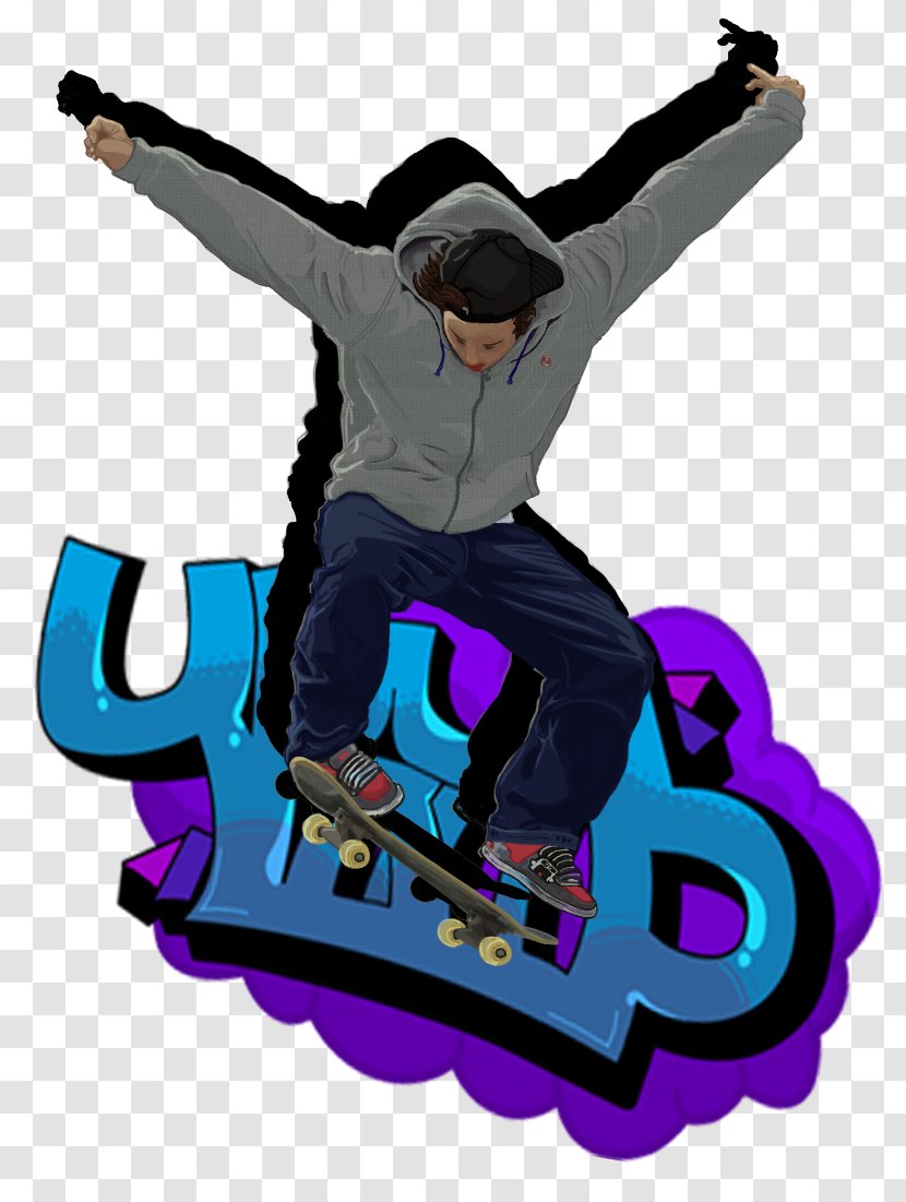 Skateboarding Graffiti Roller Skating Character - Skate Transparent PNG