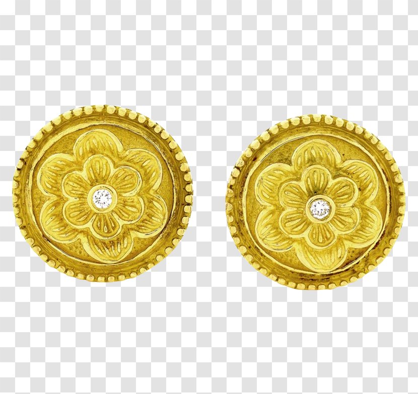 Earring Silver Gold - Earrings Transparent PNG