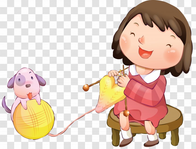 Childhood Fairy Tale - Knitting Transparent PNG
