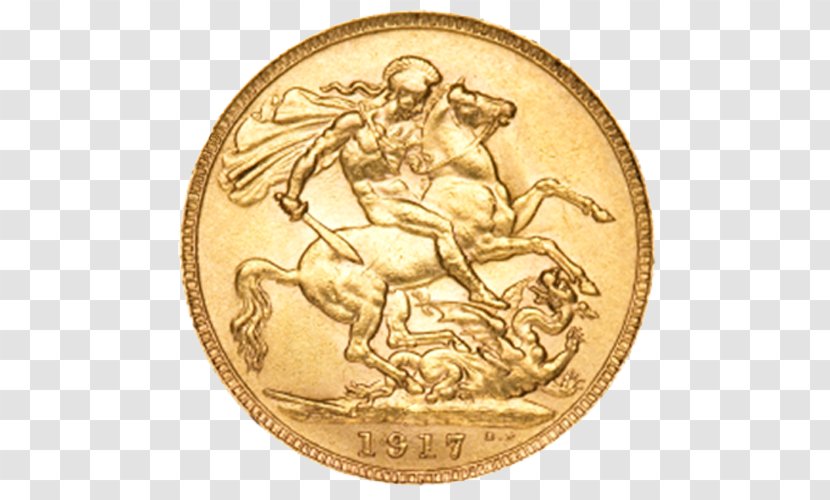Gold Coin Perth Mint Sovereign - Currency Transparent PNG