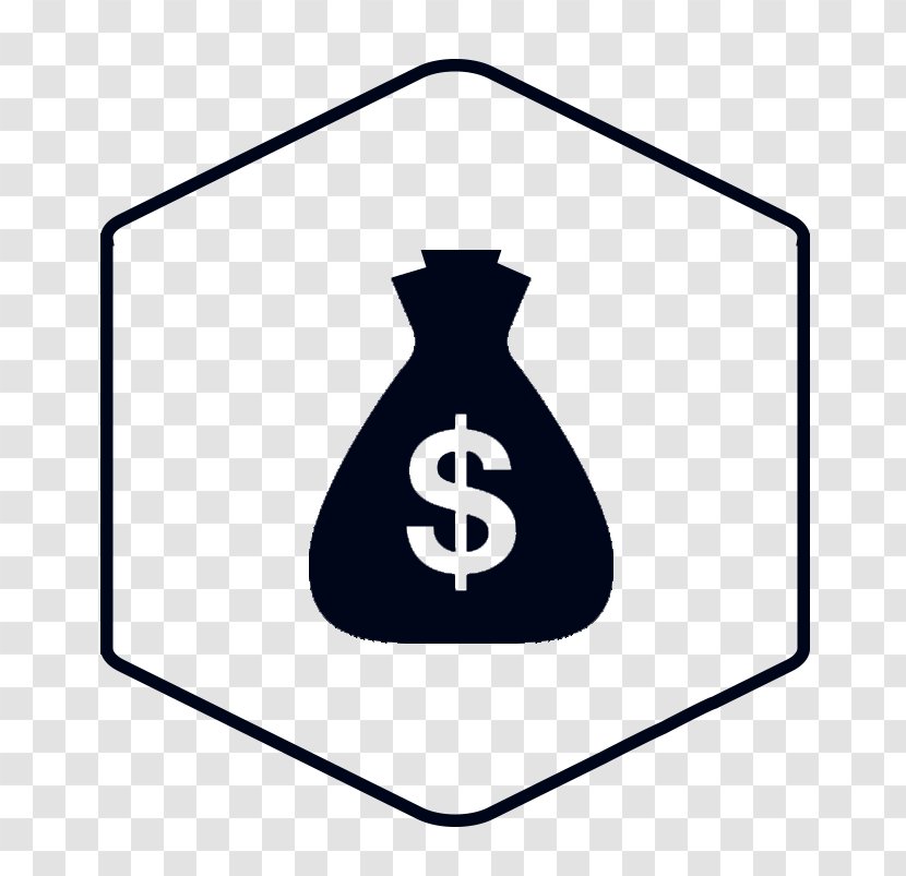 Money Bag - Symbol - Line Art Signage Transparent PNG