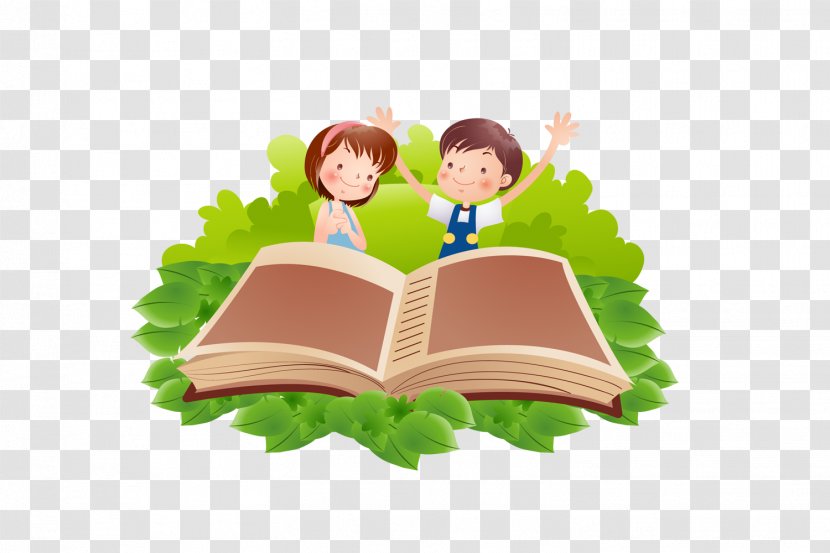 Reading Book Clip Art - Tree - School Children Transparent PNG