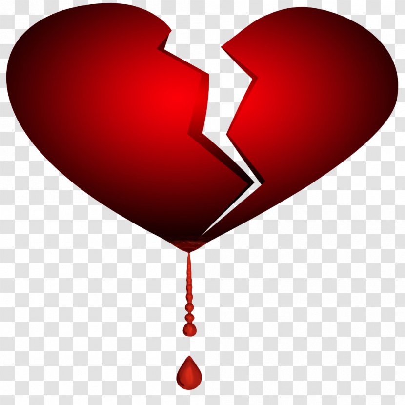 Breakup Broken Heart - Silhouette - Break Up Transparent Image Transparent PNG