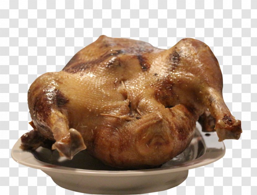 Roast Chicken Roasting Goose Turkey Meat Food - Fried Transparent PNG