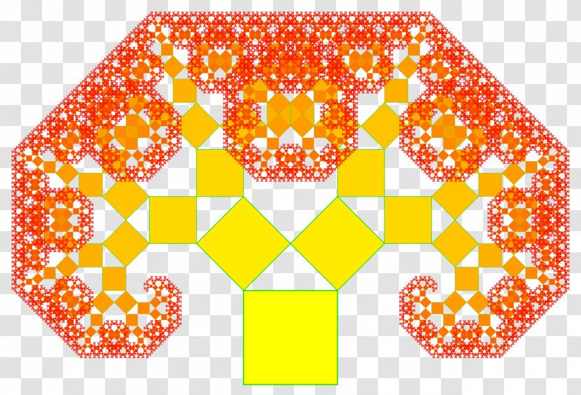 Pythagoras Tree Pythagorean Theorem Geometry Fractal Mathematics - Triple Transparent PNG