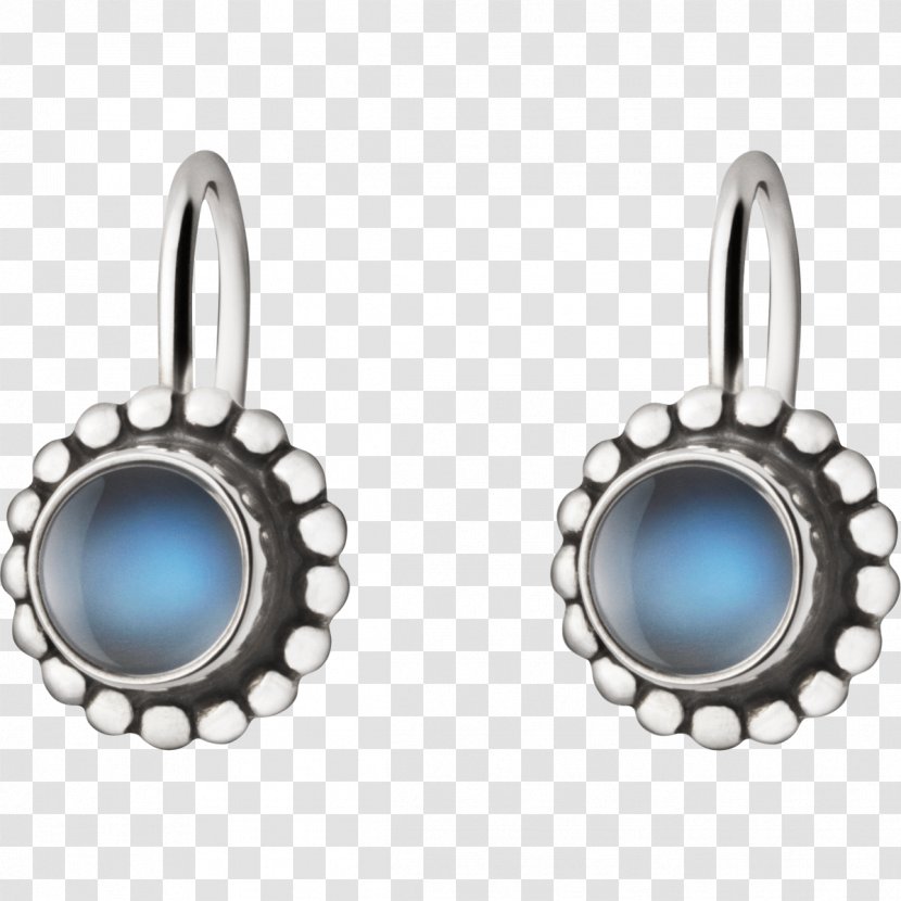 Earring Sapphire Pearl Silver Jewellery Transparent PNG