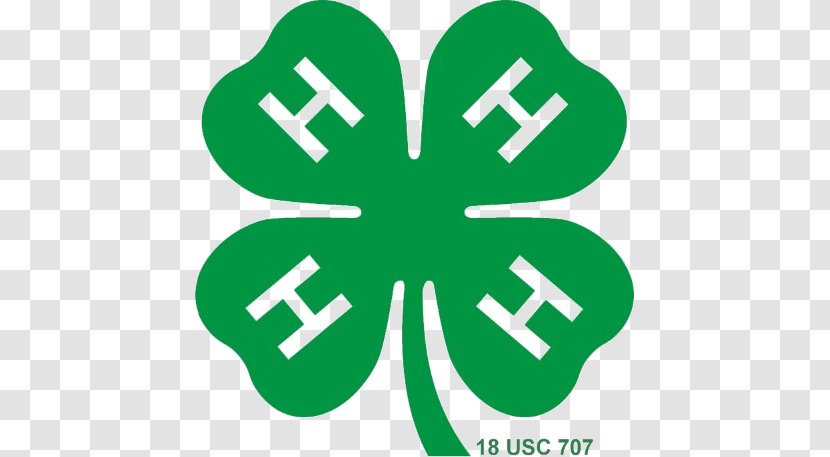 4-H Logo Cooperative State Research, Education, And Extension Service Clemson University Emblem - Fourleaf Clover - Area Transparent PNG