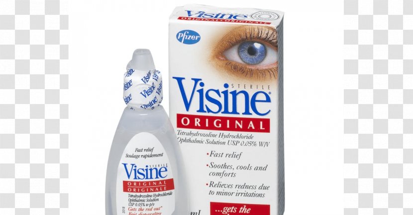Visine Advanced Redness + Irritation Relief Eye Drops & Lubricants Lotion Lactulose - Eye-drops Transparent PNG