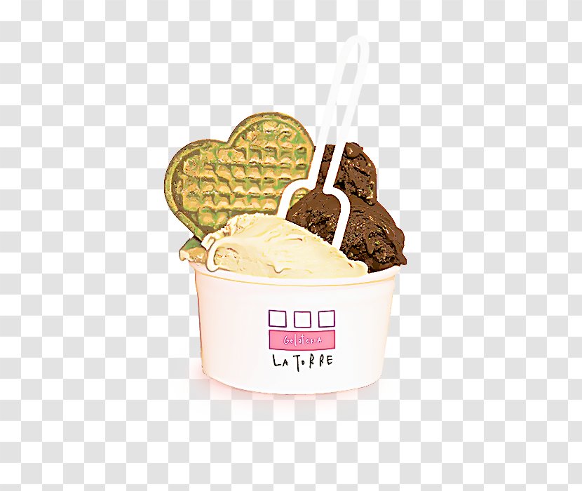 Frozen Food Cartoon - Confectionery - Neapolitan Ice Cream Dish Transparent PNG