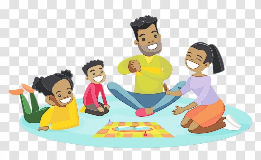 Cartoon People Social Group Sharing Fun Transparent PNG