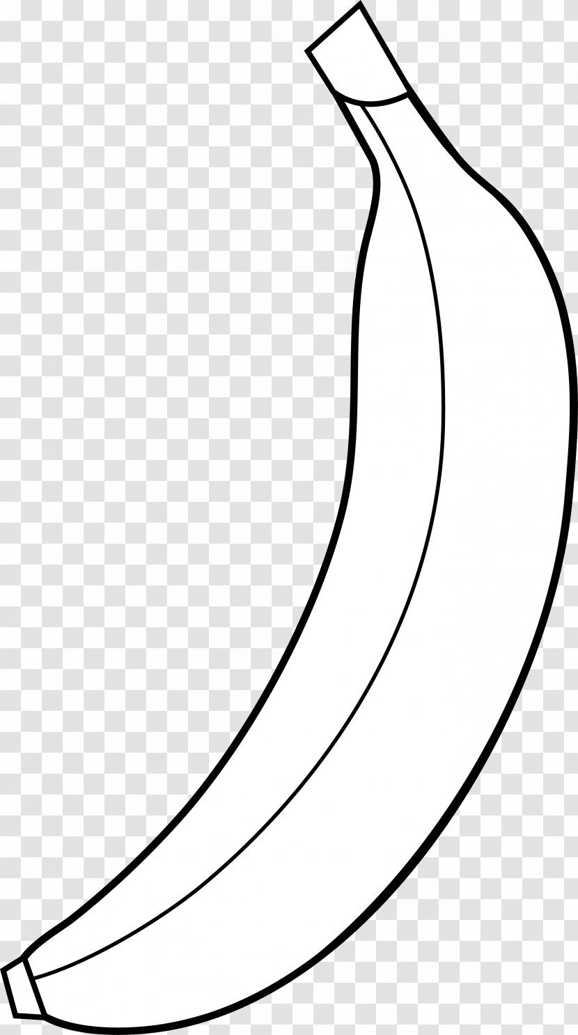 Banana Muffin Black Clip Art - Monochrome Photography - Outline Cliparts Transparent PNG