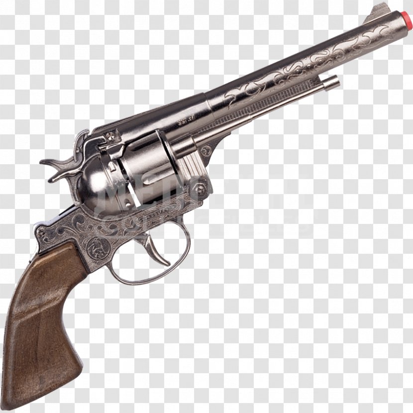 Revolver Cap Gun Firearm Cowboy Colt Single Action Army - Percussion - Westernstyle Transparent PNG