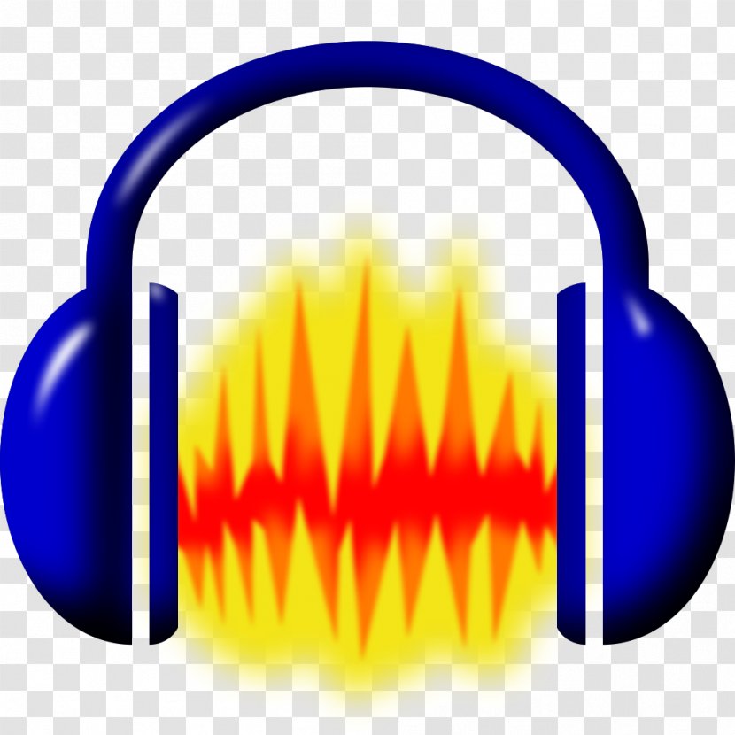 Digital Audio Audacity Editing Software Logo - Orange - Icon Transparent Transparent PNG