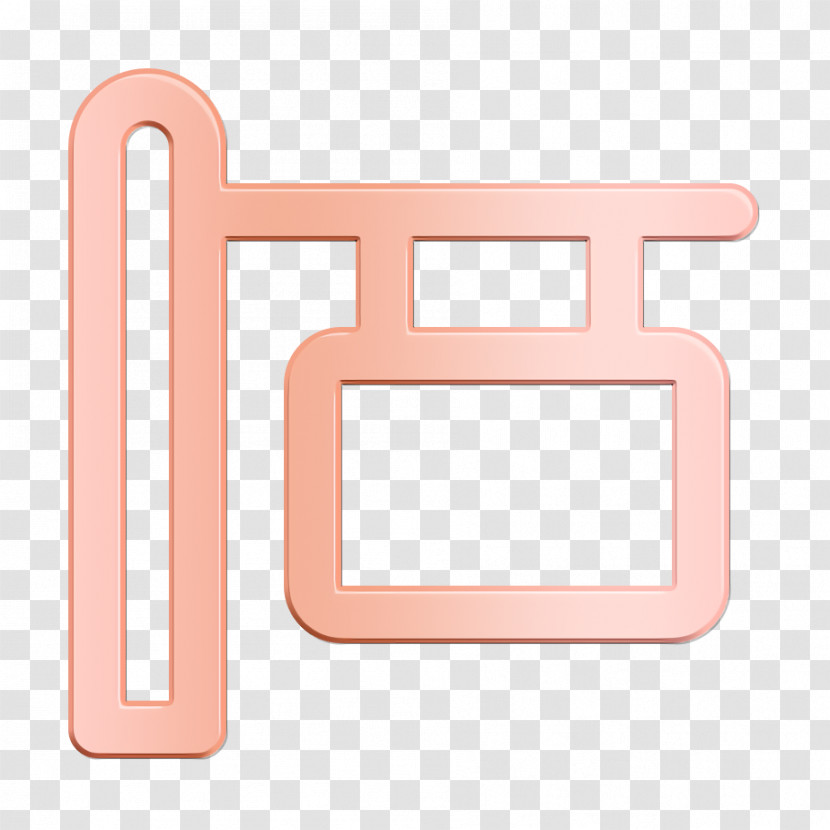Real Estate Icon Sign Icon Signpost Icon Transparent PNG