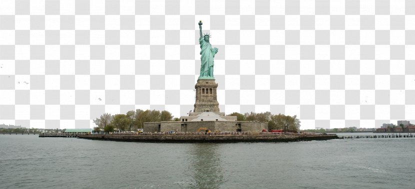 Statue Of Liberty Landmark Monument Water Resources Waterway Gas & Wash - Aloof Transparent PNG