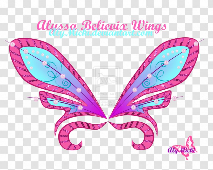 Clip Art Illustration Fairy Pink M Text Messaging - Moths And Butterflies - Alyssa Transparent PNG