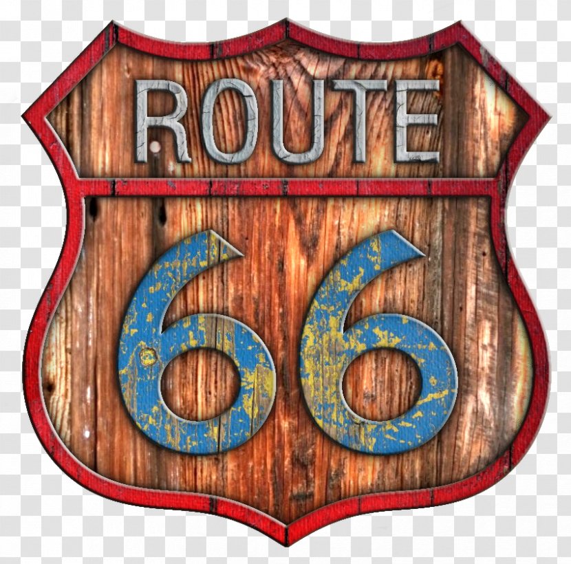 U.S. Route 66 In New Mexico Illinois Wood - Symbol Transparent PNG