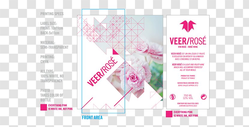 Floral Design Advertising Pink M Brand - Flower Arranging - Luxury Hotel Label Transparent PNG