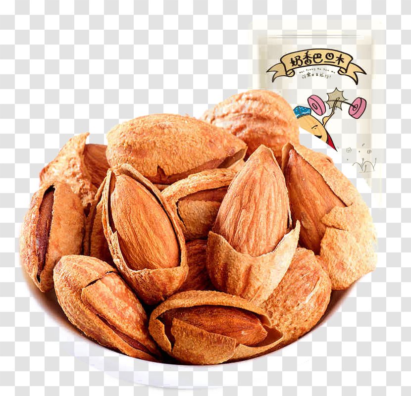 Almond Nut Vegetarian Cuisine Food Dried Fruit - Background Transparent PNG