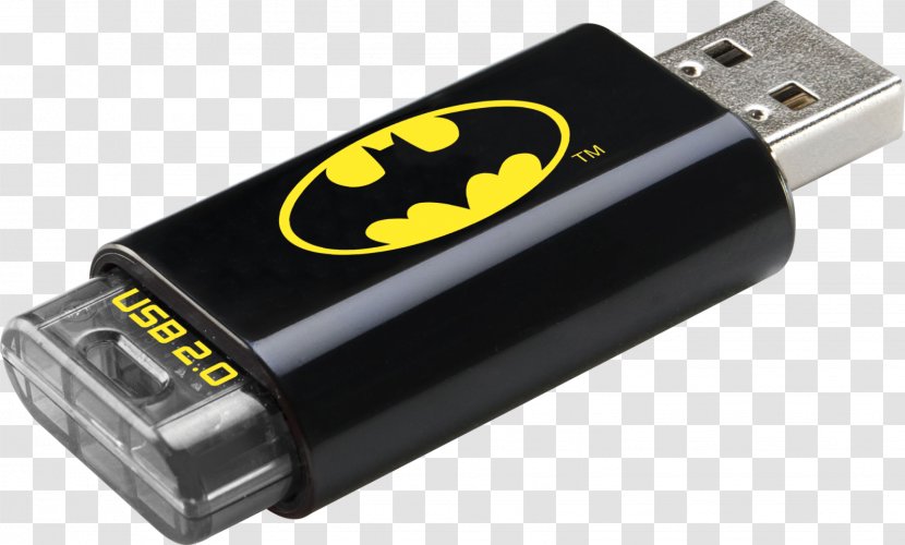 Batman USB Flash Drives EMTEC Click 8 GB 2.0 Drive - Technology Transparent PNG