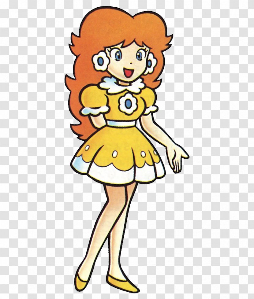 Princess Daisy Peach NES Open Tournament Golf Mario Bros. Super Land - Fictional Character - Daisys Transparent PNG