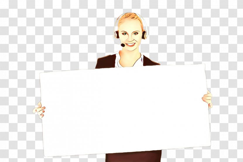 Neck Paper Portrait Product Gesture - Rectangle Transparent PNG