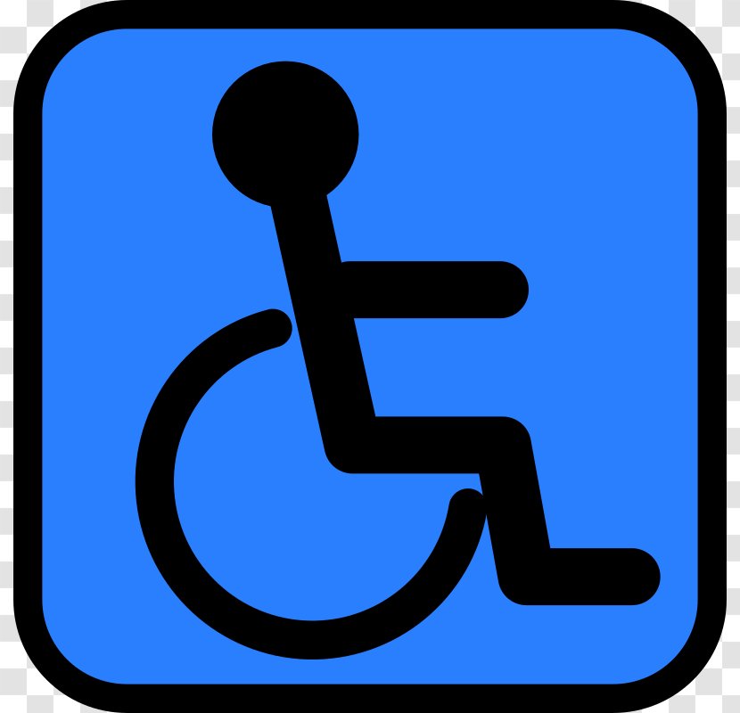 Wheelchair Clip Art - Symbol - Accessible Cliparts Transparent PNG