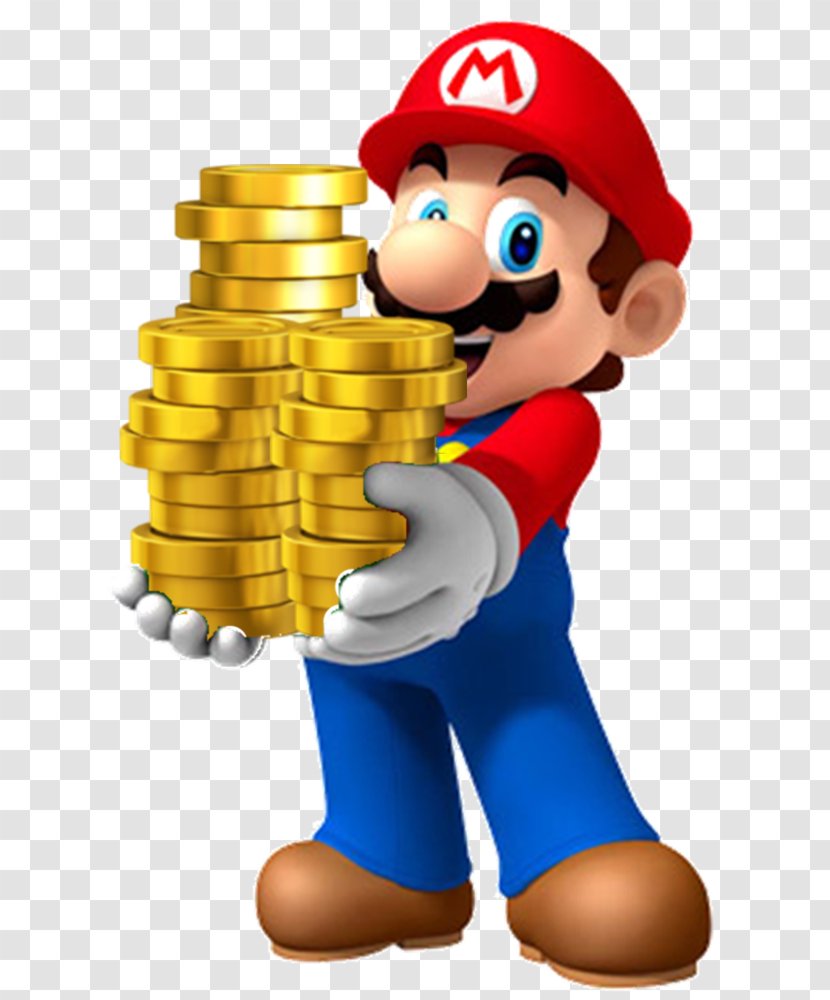 Super Mario Bros. 2 Odyssey - Material - Holding Gold Coins Transparent PNG
