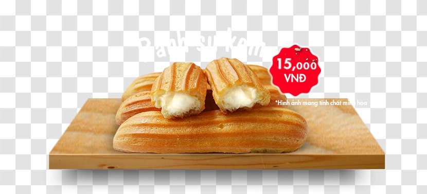 Bánh Mì Profiterole Garlic Bread Bocadito De Nata Toast - Banh Mi Transparent PNG