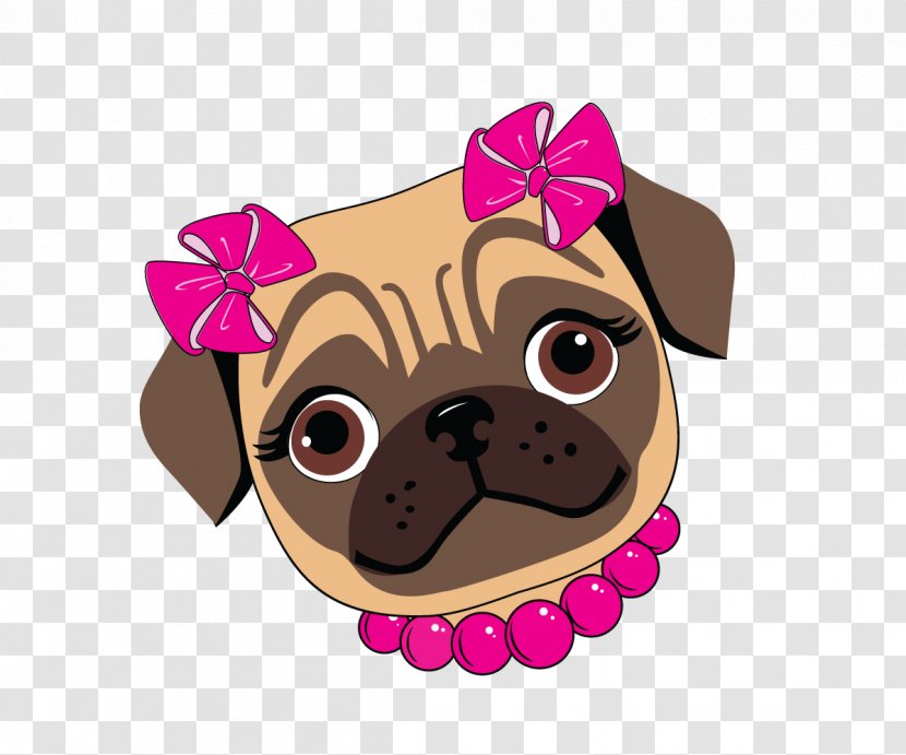 Pug Pit Bull Puppy Logo Fawn - Dog Breed - Cute Transparent PNG