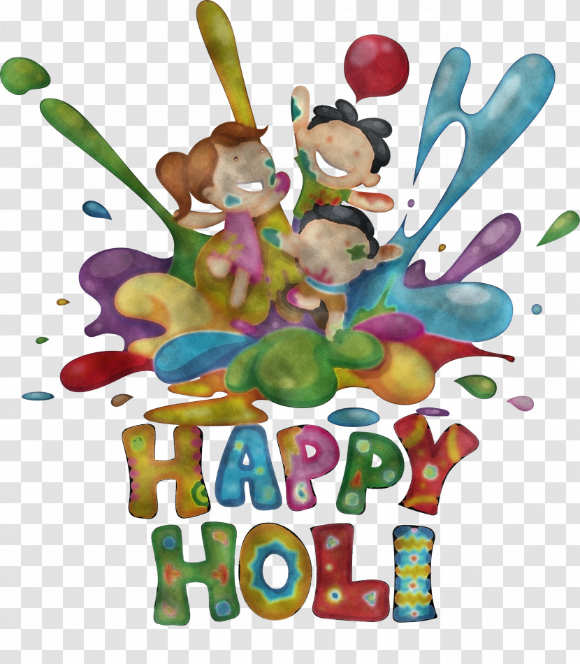 Happy Holi Transparent PNG