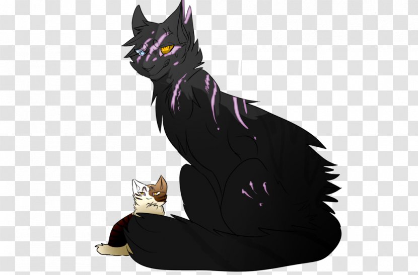 Whiskers Cat Character Tail Fiction - Black Transparent PNG