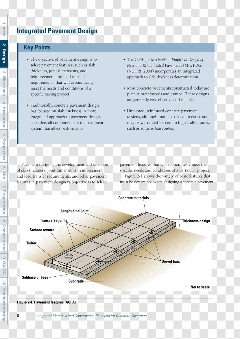 Concrete Especificaciones Técnicas Pavement Material - Specification Transparent PNG