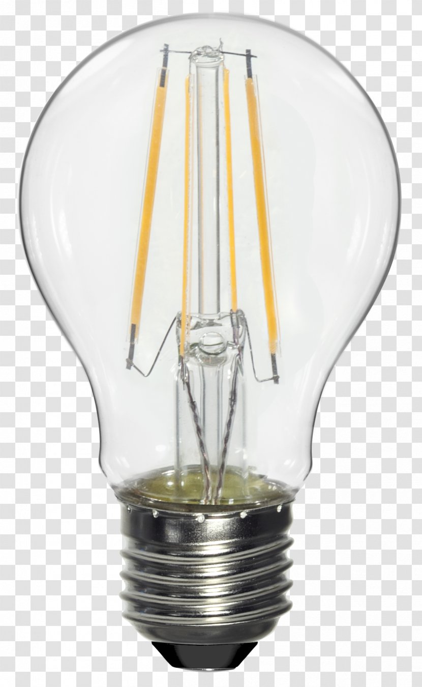 Incandescent Light Bulb LED Filament Lamp - Watt Transparent PNG