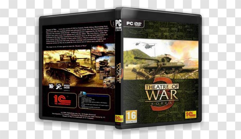Theatre Of War 3: Korea PC Game DVD-ROM Video Personal Computer - Rom - Win Battle Ram Transparent PNG