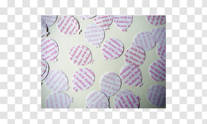 Paper Textile Pink M Font - Lavender Transparent PNG
