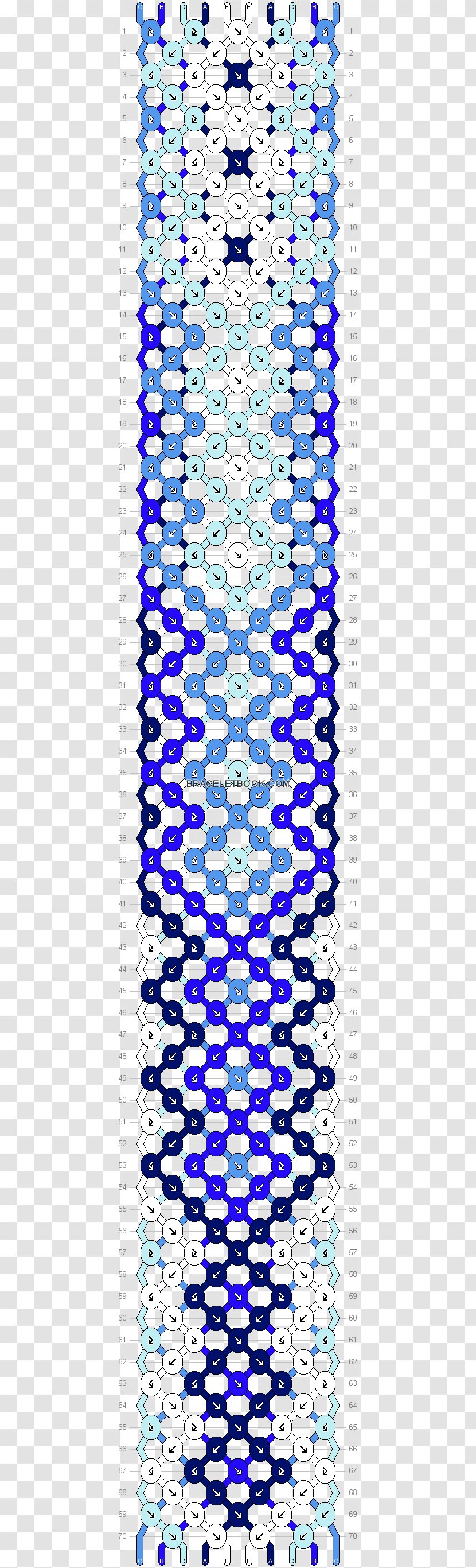 Rainbow Loom Friendship Bracelet Pattern - Chevron - Diamond Transparent PNG