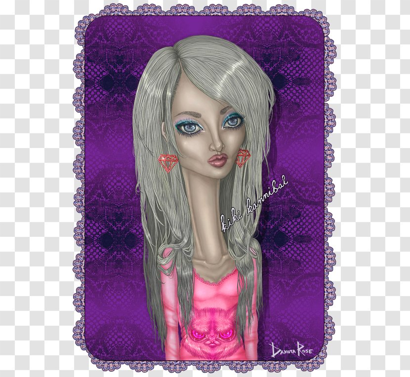 Dakota Rose Thumb Violet Hair Coloring Lilac - Magenta - Pretty Little Liars Transparent PNG