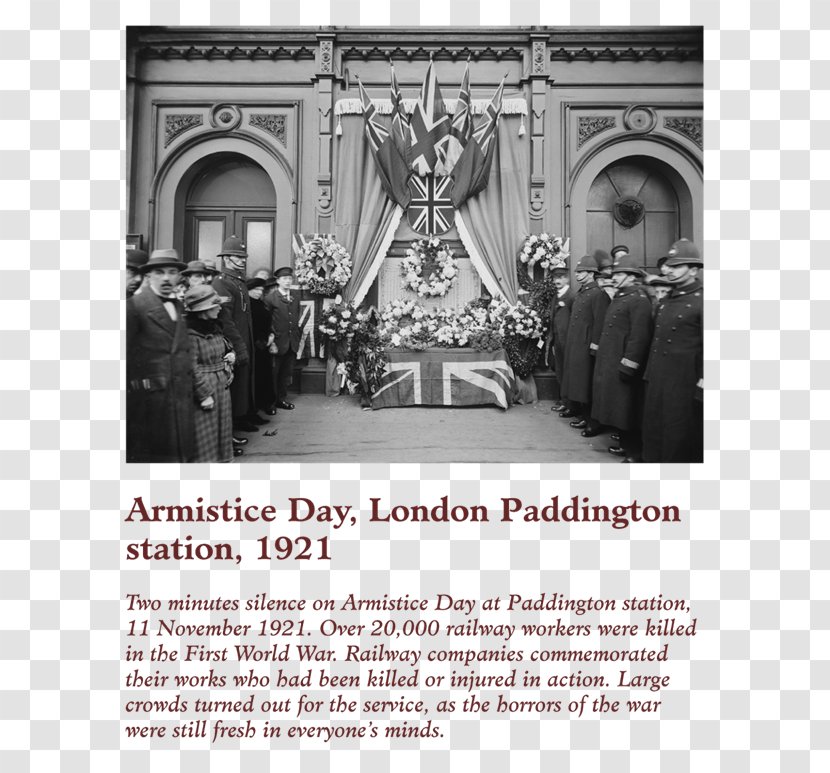 London Paddington Station Charing Cross Railway National Museum First World War Armistice Day - Text Transparent PNG