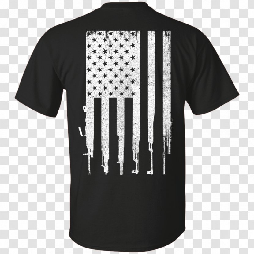 T-shirt Hoodie Flag Of The United States - Flower - Small Guns Transparent PNG